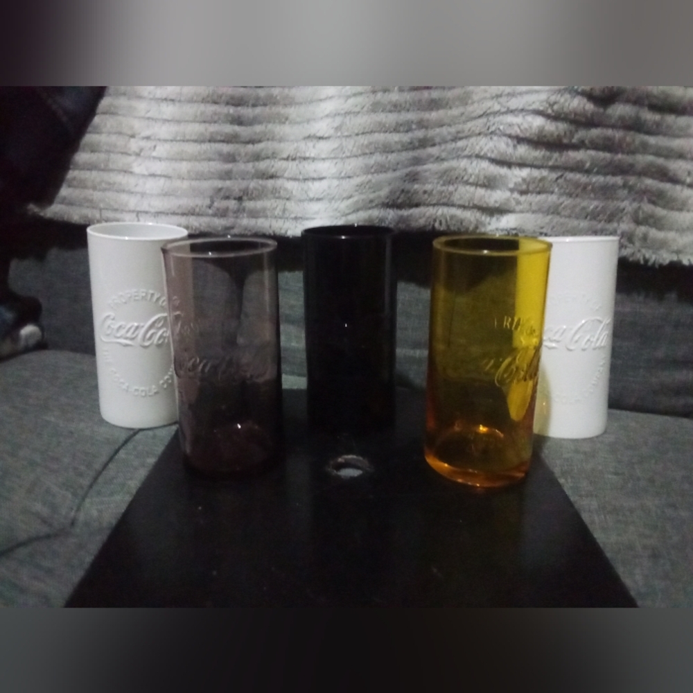 Coca Cola Set Of 5 Glasses